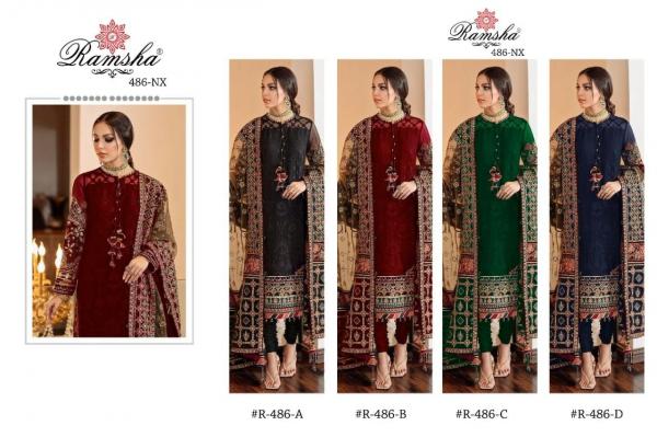 Ramsha R 488 Georgette Designer Pakistani Salwar suit